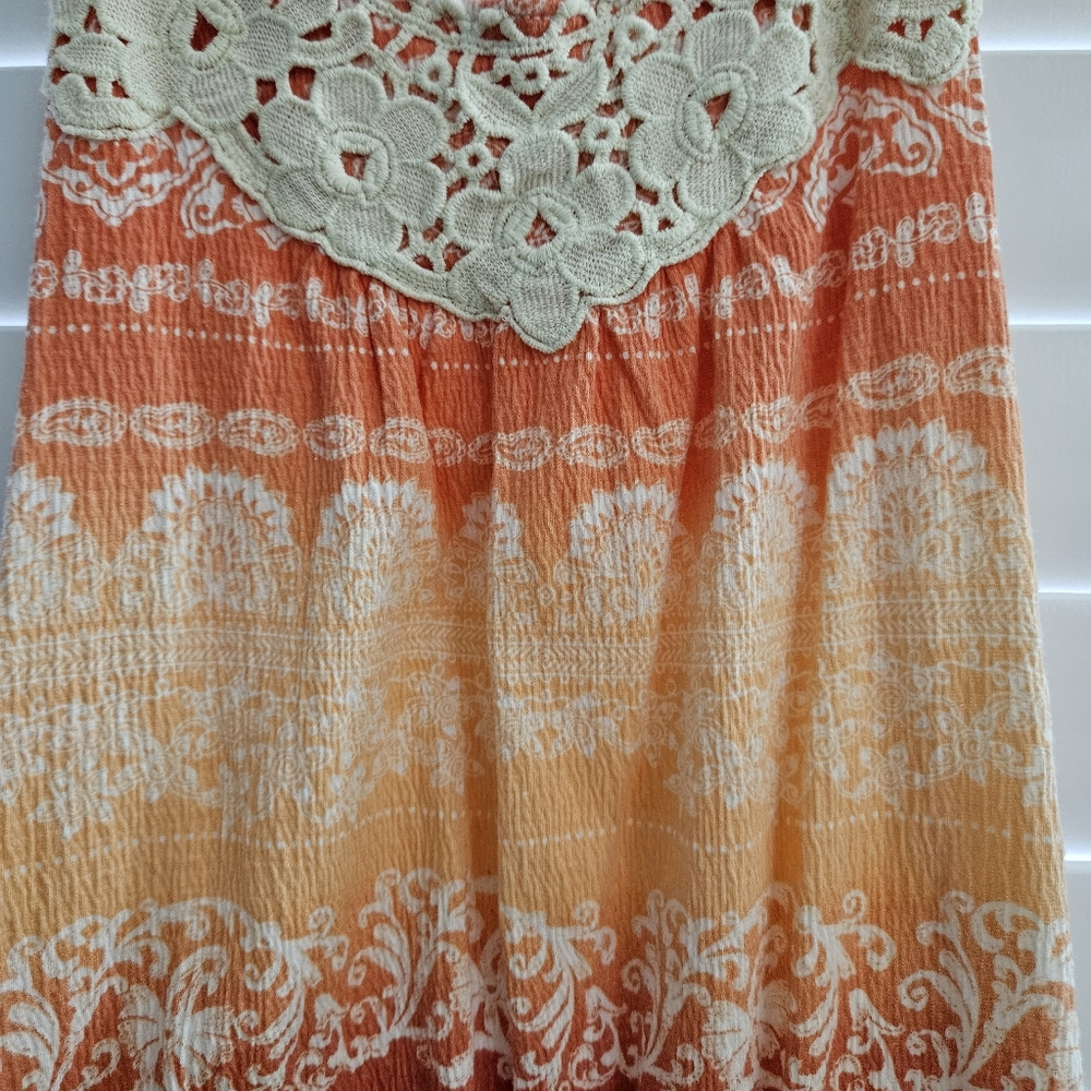 Printed Rouched Tank - Picture 2 of 5